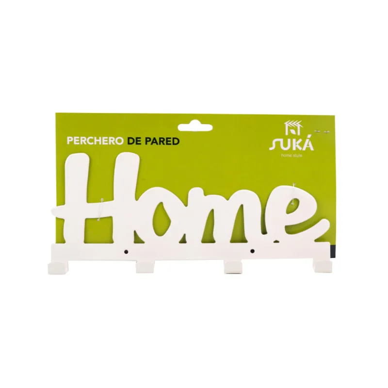 Perchero De Pared - Home- 4 Ganchos