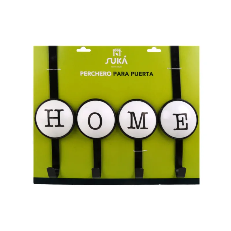 Perchero Para Puerta - Home 4 Ganchos