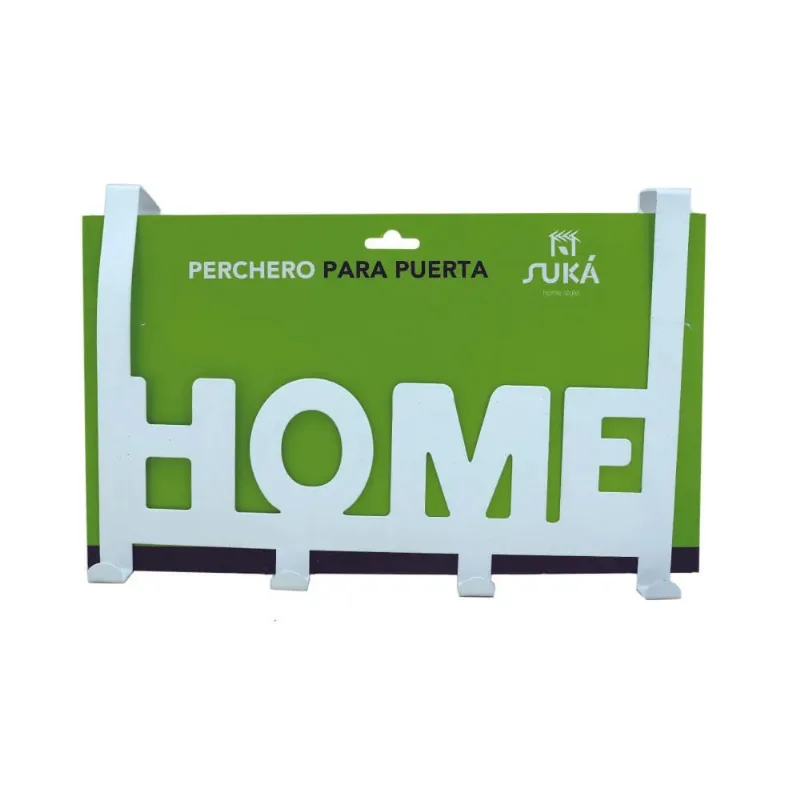 Perchero Para Puerta - Home- 4 Ganchos