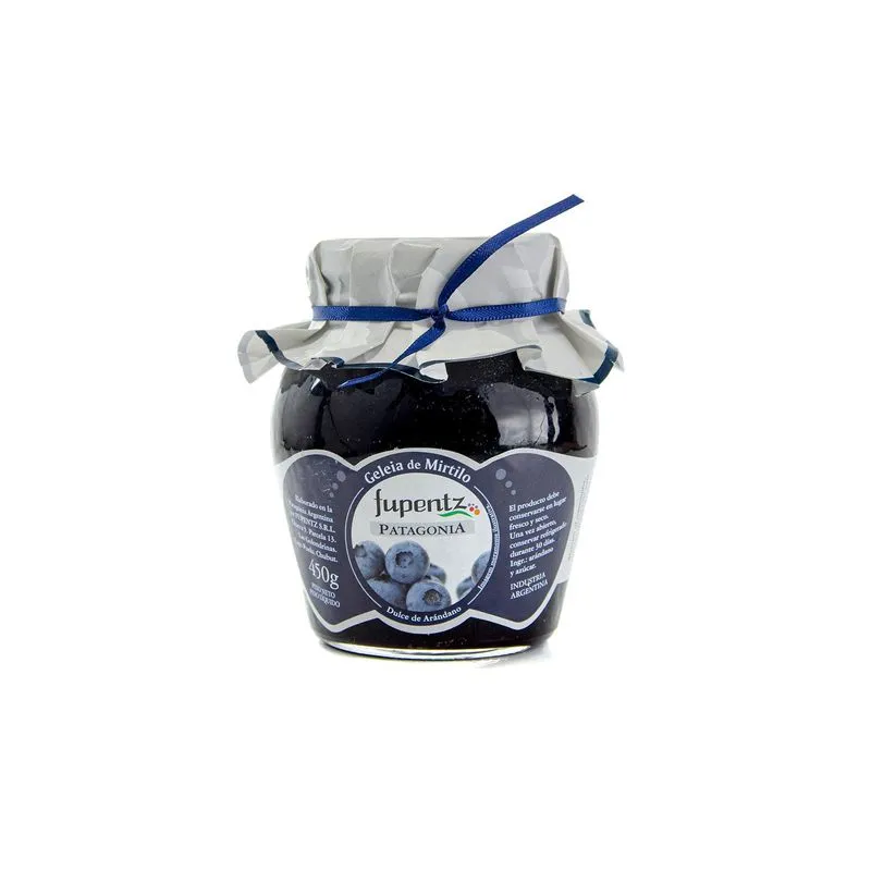 Geleia Artesanal De Mirtillo Fupentz Importada 450gr