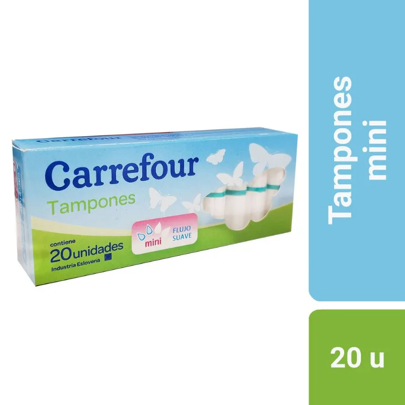 Tampones Carrefour mini 20 u.
