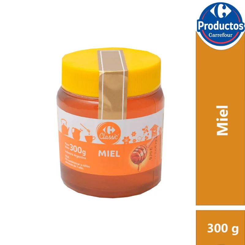 Miel liquida Carrefour pradera 300 g.