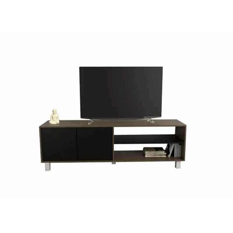 Mesa de TV DS Home Hasta 75 Pulgadas 180x52x36 cm Mesa de TV DS Home Hasta 75 Pulgadas Nogal Negro 180x52x36 cm