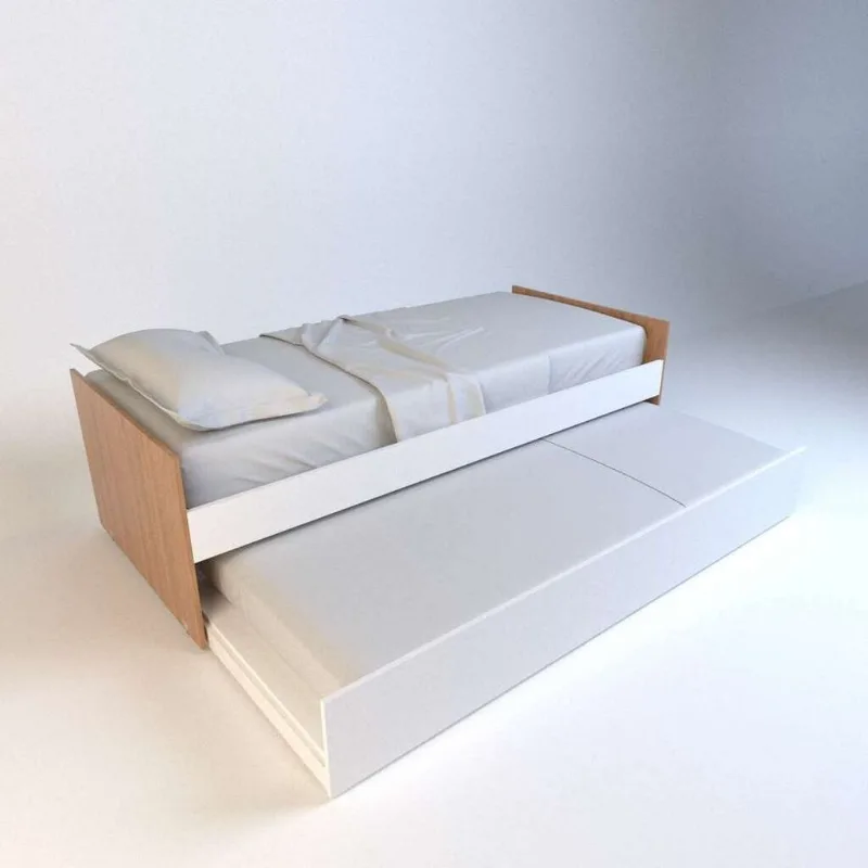 CAMA MARINERA CON CARRO 1 PLAZA 80CM TABLES Olmo Everest