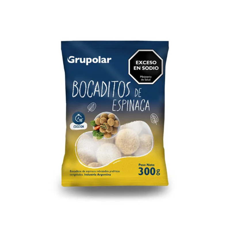 Bocaditos De Espinaca Grupolar 300 Gr