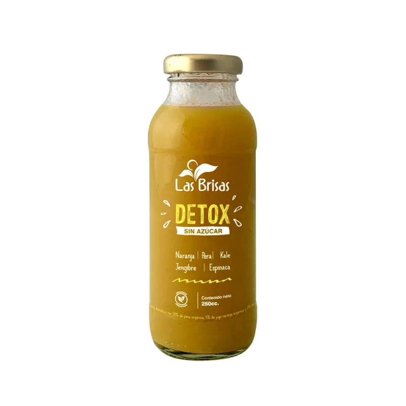 Jugo Detox Las Brisas – Espinaca-pera-naranja-kale-jengibre