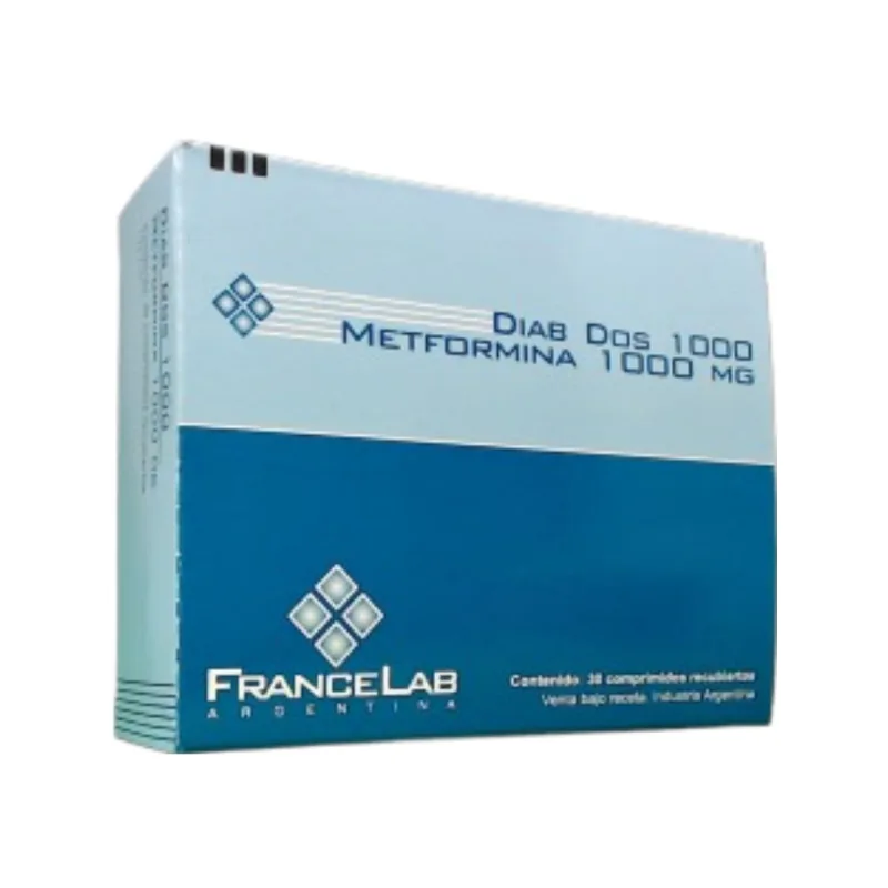 Diab Dos 1000 mg Metformina x 30 Comp Recubiertos