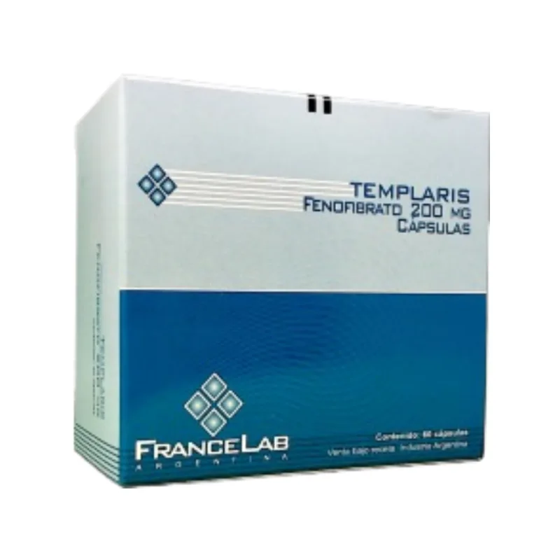 Templaris Fenofibrato Micronizado 200 mg x 60 Cáps