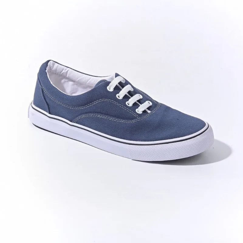 Zapatilla lona skater acord Zapatilla skater Tex acordonada talle 43 azul marino