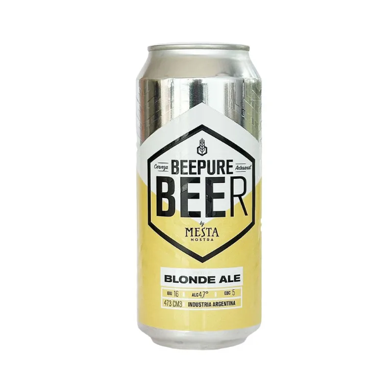 Cerveza Artesanal Blonde Ale Lata 473ml Beepure