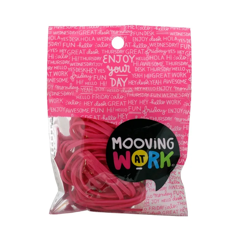 Bandas Elasticas Mooving Rosa Fluo