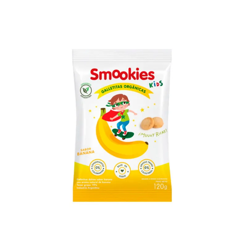 Galletitas Smookies Banana Kids 120 Gr