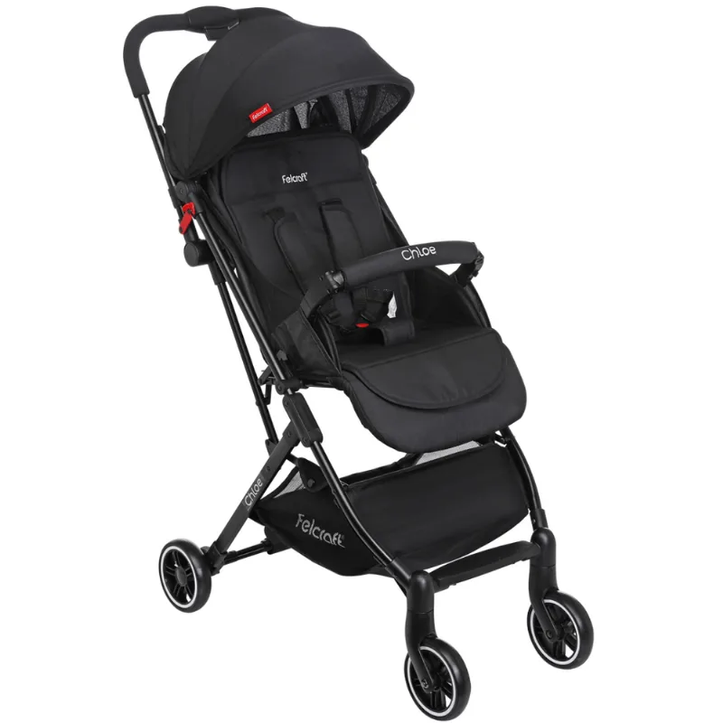 Cochecito De Paseo Felcraft Rider One Hand Fold Negro Cp933