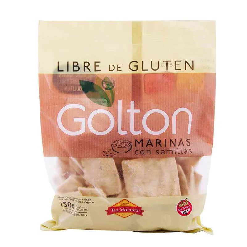 Golton Marineras Galletitas Tía Maruca Marineras Con Semillas 150 Gr