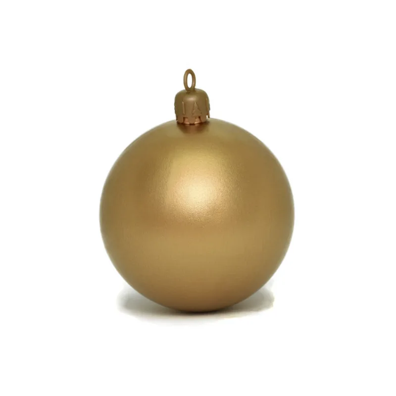 Esferas Satinado Oro 7cm X 3u.