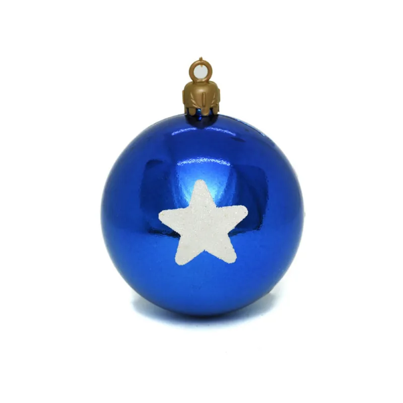 Esferas Decorado Azul 9cm X 2u.