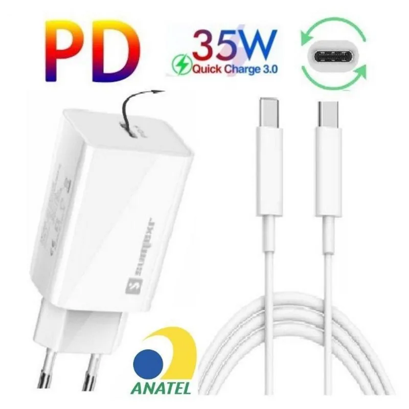 Carregador Pd Turbo Compátivel Samsung A71 A20 A50 A12 A31