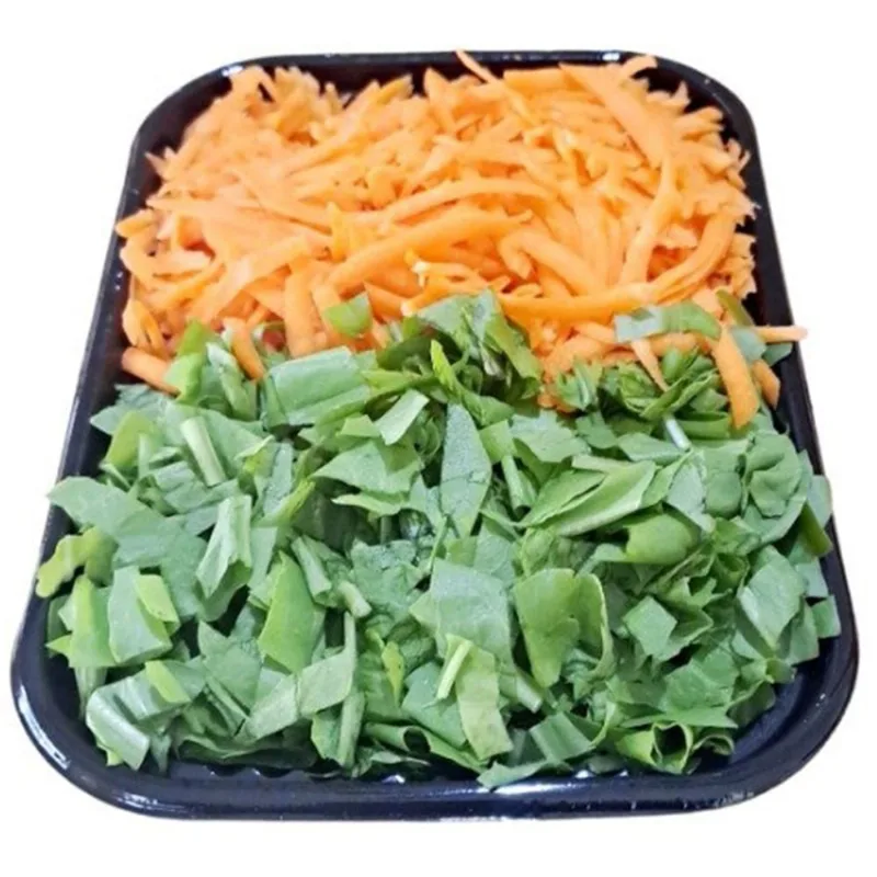 Ensalada zanahoria y achicoria.