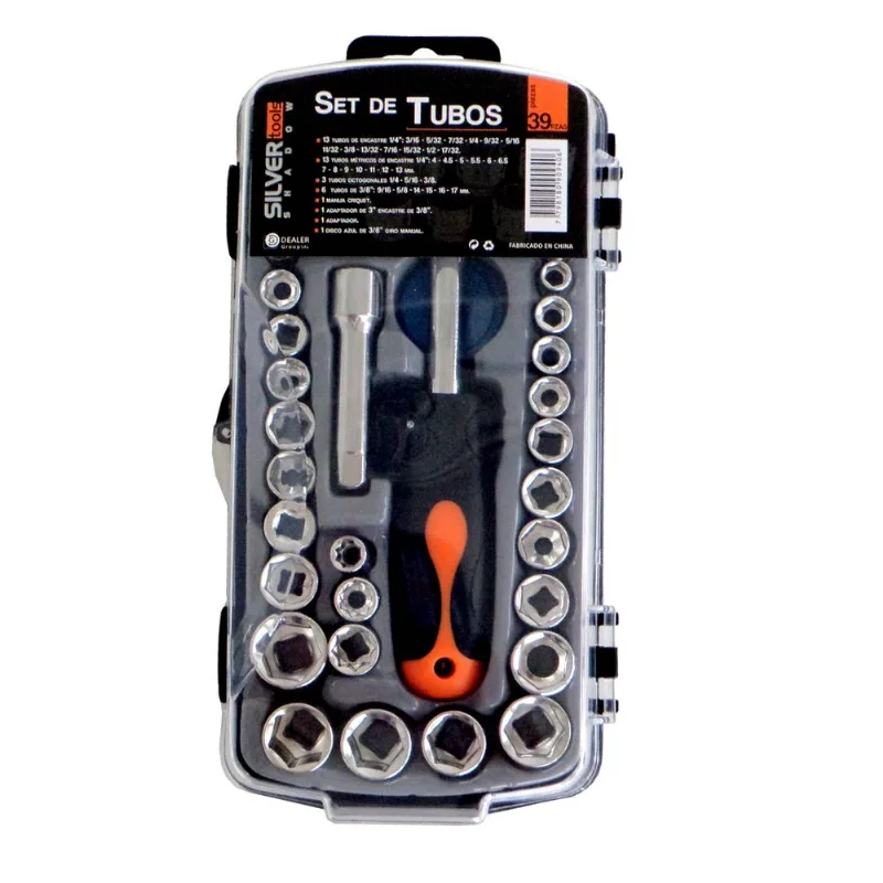 Set Juego De Tubos 39 Piezas Silver Shadow