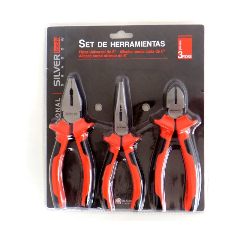 Set de herramientas Silver Shadow x 3 piezas
