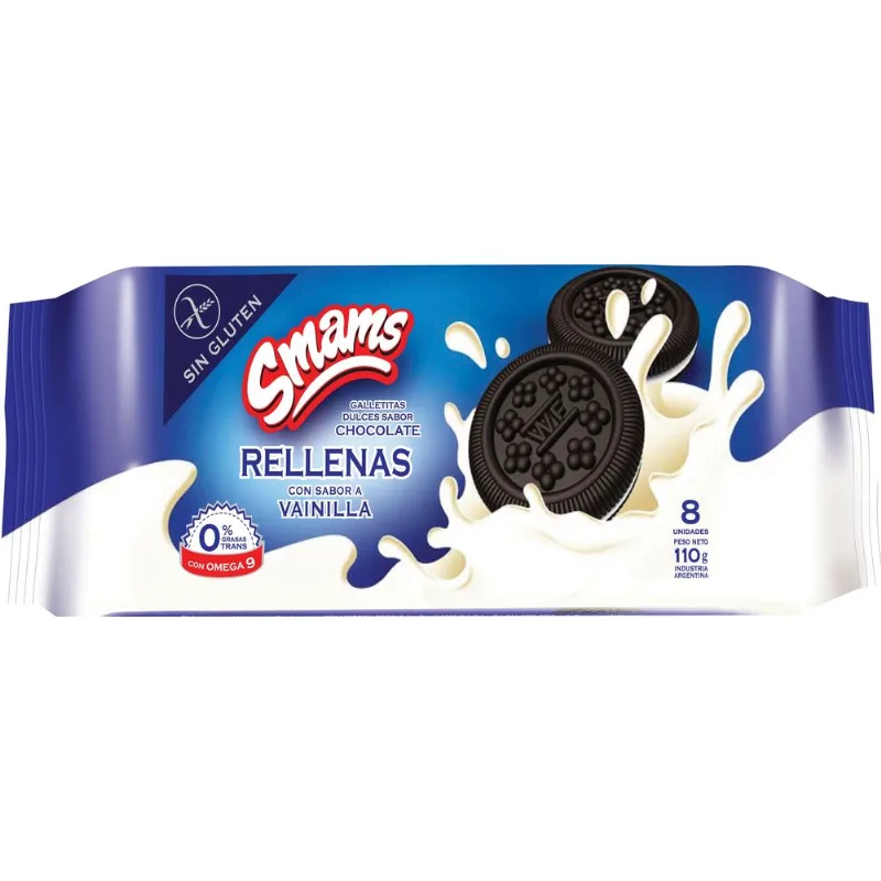 Galletitas Smams Rellenas sabor Chocolate x 110 g
