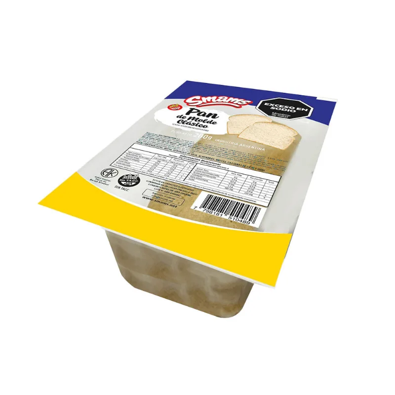Pan De Molde 200 Gr Smams