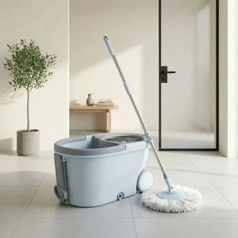 Mopa Utile Spin Mop Max Con Balde Centrifugador 7 Litros