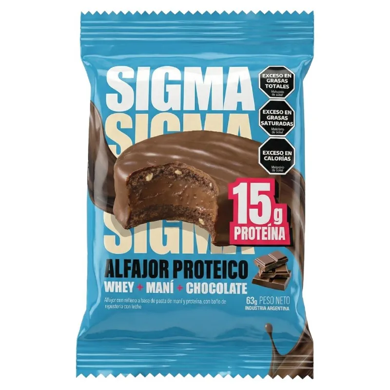 Alfajor Proteíco Sigma x 63 g