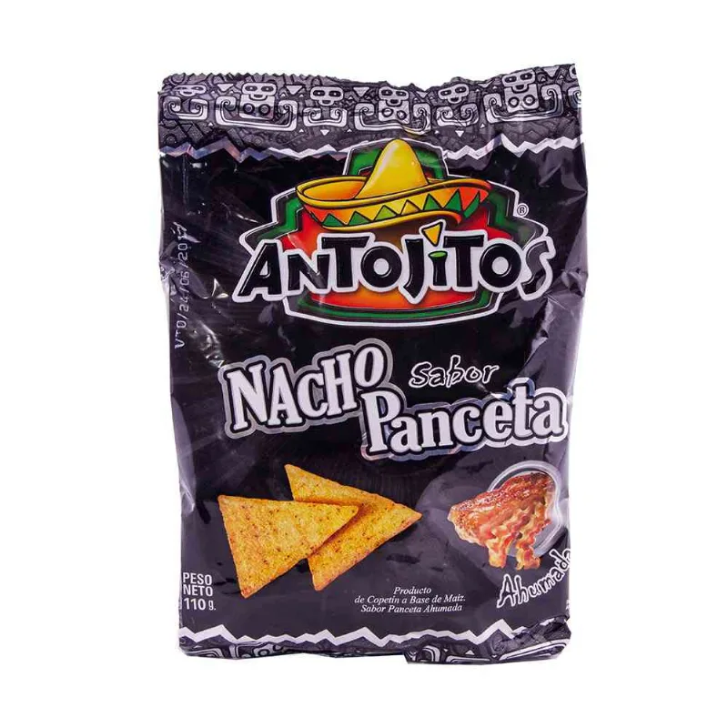 Nachos Antojitos Panceta 110 Gr