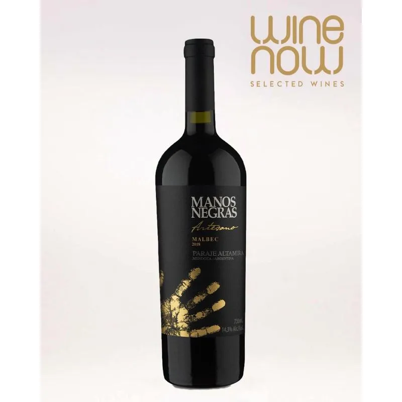 Vinho Manos Negras Artesano Malbec 2018 Tinto Argentina 750ml