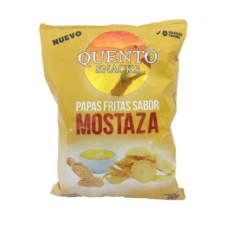 Papas fritas Quento mostaza 90 g.
