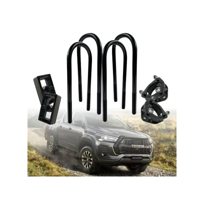 Kit Lift Calço Diant E Tras 2 Hilux 2005/23