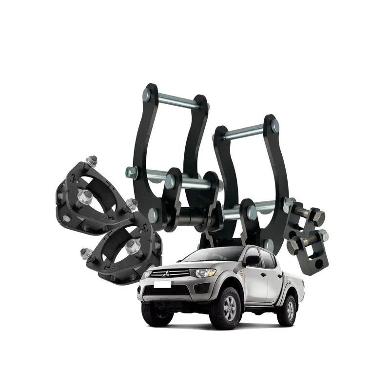 Kit Lift Suspensão Diant E Tras 2 Triton 2007/2016 Preto