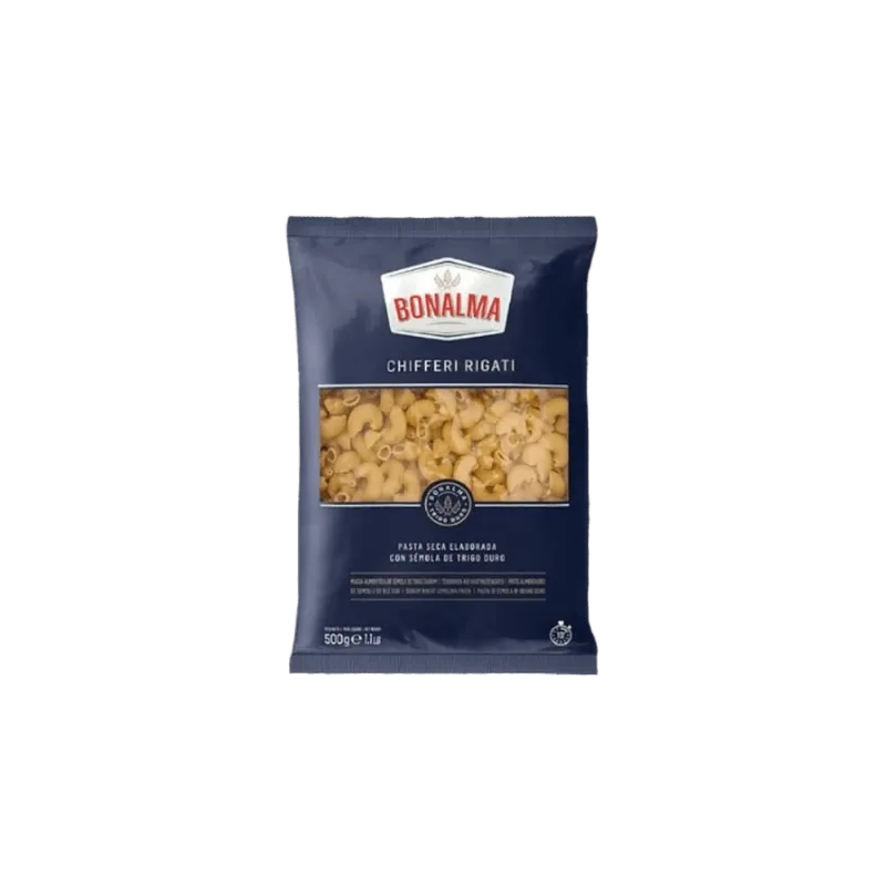 Massa Bonalma Chiferri Rigati Grano Duro 500g