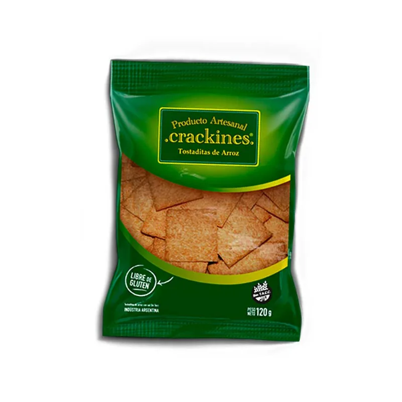 Tostaditas De Arroz Libre De Gluten 120 Gr Crackines