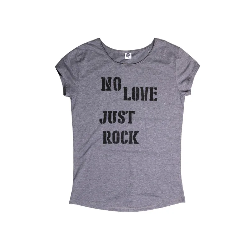 Remera Mujer Algodón Mangas Al Corte Estampa Rock - V2p Remera Mujer Algodón Mangas Al Corte Est.