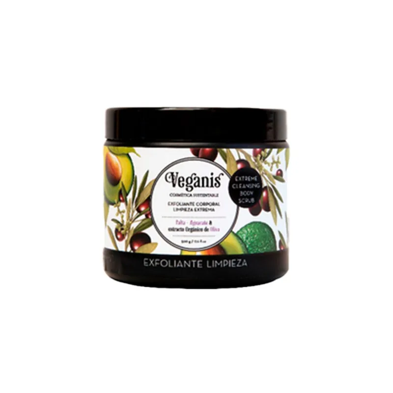 Veganis Crema Exfoliante 500 g Palta y Oliva