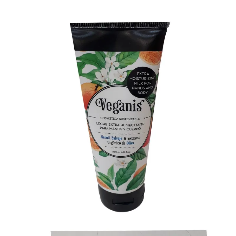 Veganis Leche Extra Humectante Manos y Cuerpo 200 g Pera Silvestre, Ma