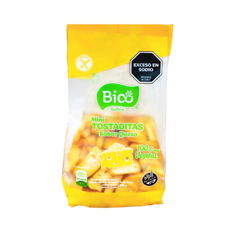 Minitostaditas Binfinit Sabor Queso Sin Gluten 130 Gr