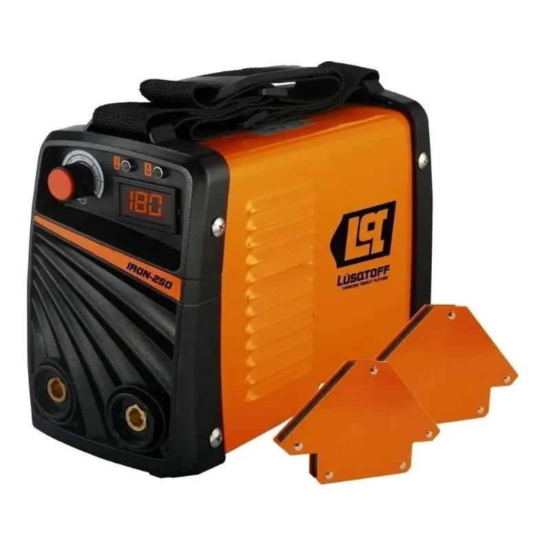 Soldadora Inverter Mma Tig Lusqtoff Iron 250 + 2 Escuadras