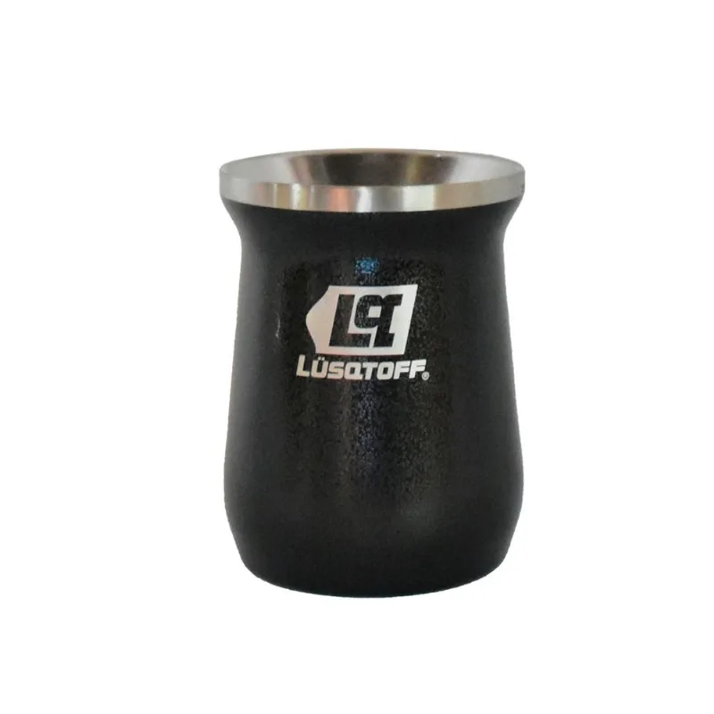 Mate Lusqtoff Acero Inox Negro 300ml Caliente Frio MATLN-9