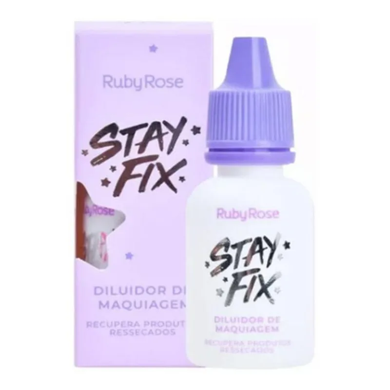 Kit 3 Diluidor Recupera Maquiagem Ressecada Stay Fix 15ml