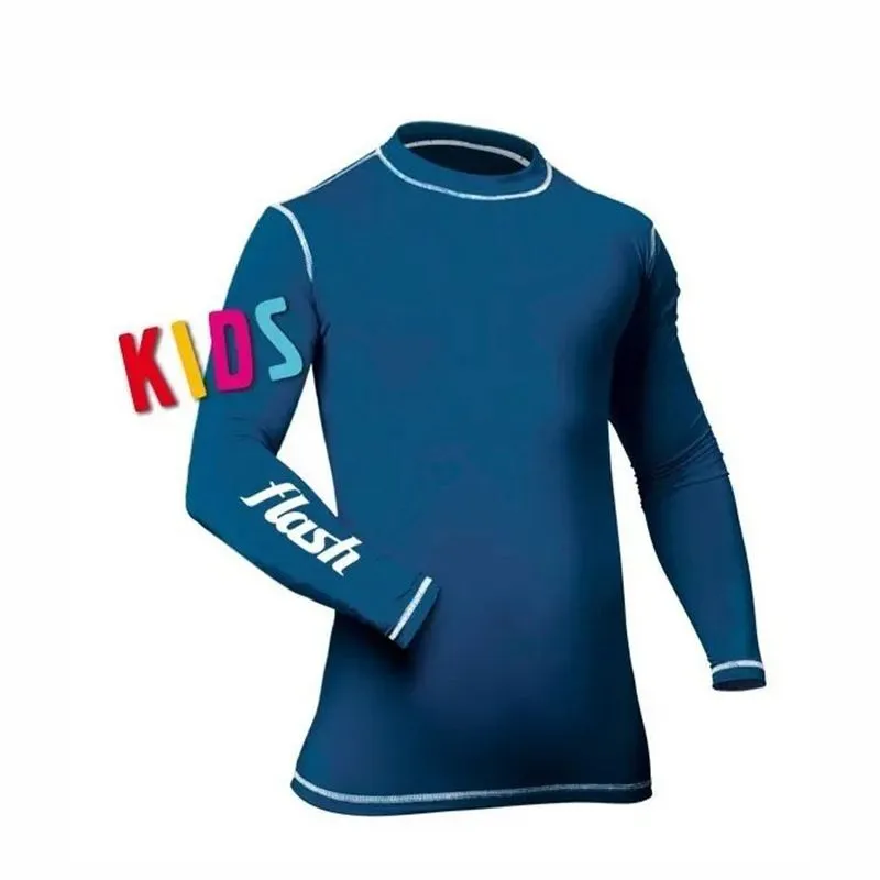 Remera Flash Termica Niño Talle: 10 - Color: Azul Francia