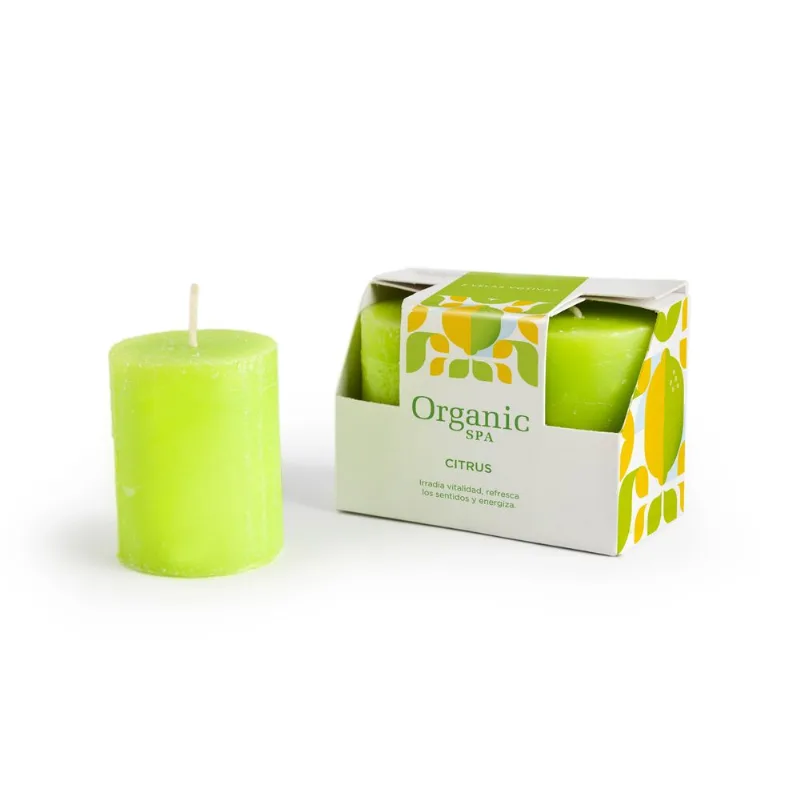 Vela Votiva Citrus 2 unid