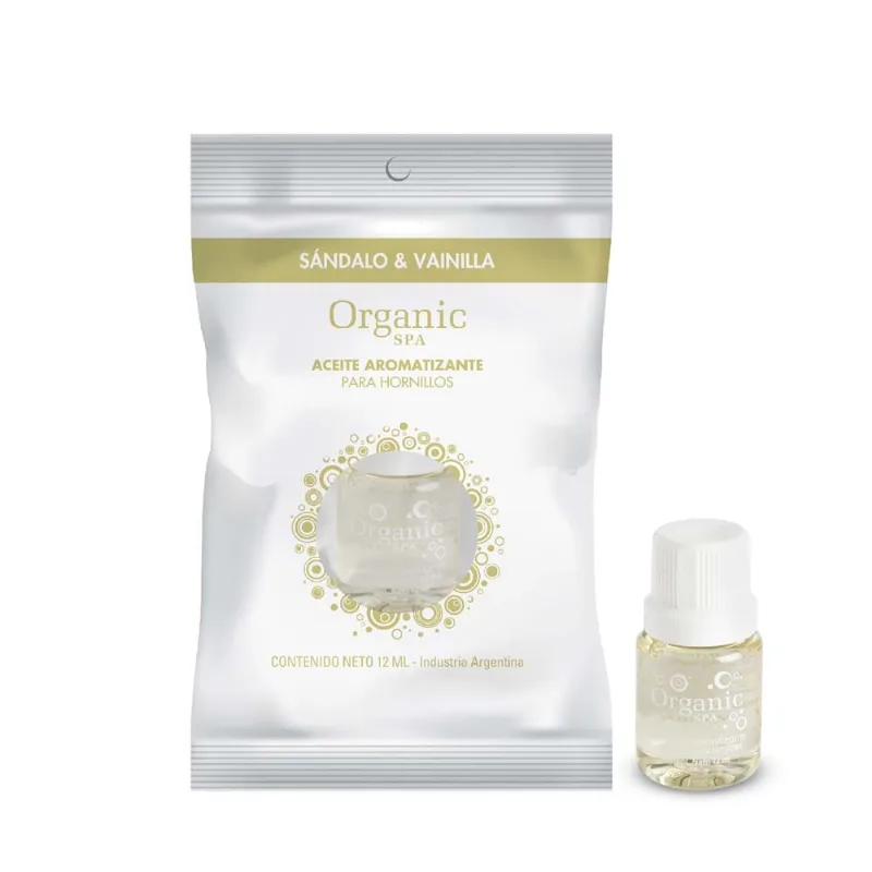 Esencia 12 Ml. Sandalo Y Vainilla Esencia Sándalo Y Vainilla Organic Spa 12 Ml