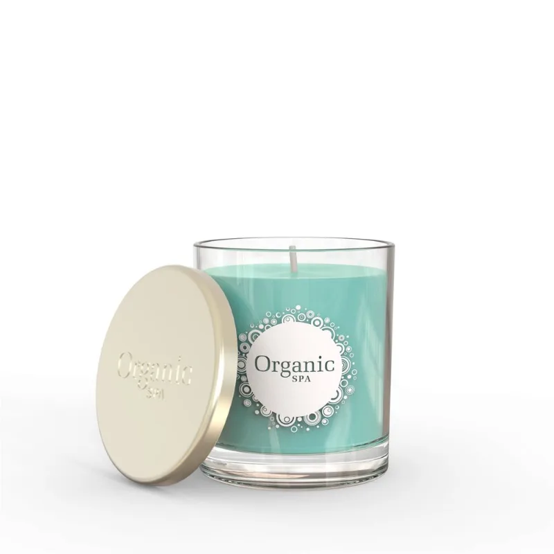 Vela en vaso orgánica Spa sandía pepino 7.5x8.5