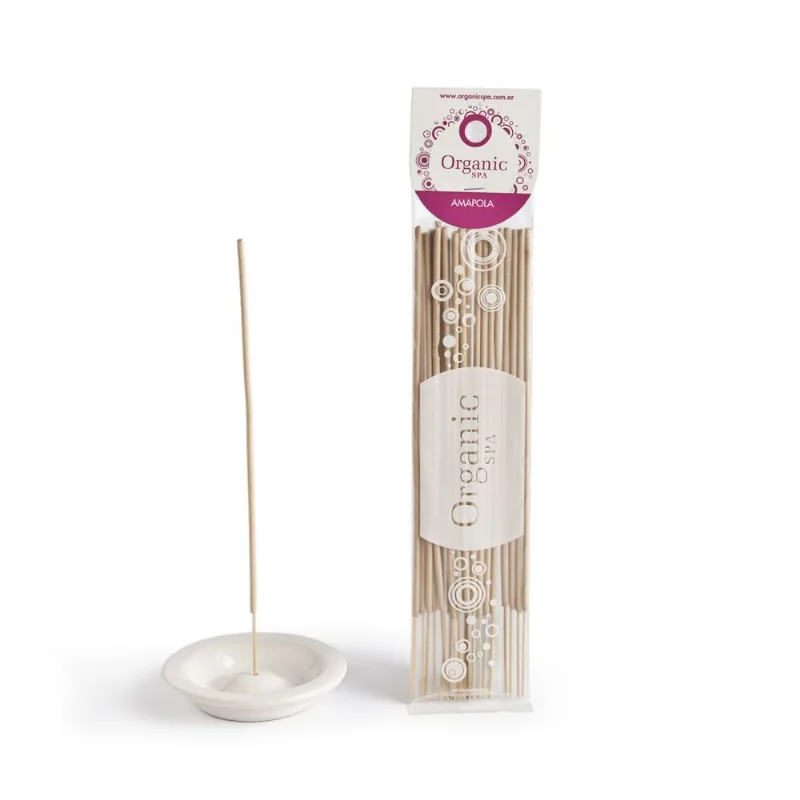 Sahumerios Organic Spa amapola 20 u.
