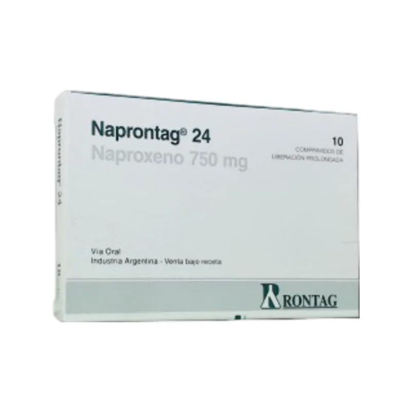 Naprontag 24 Naproxeno 750 mg x 10 Comp