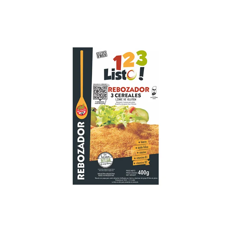 Rebozador 123 Listo X 400 Grs