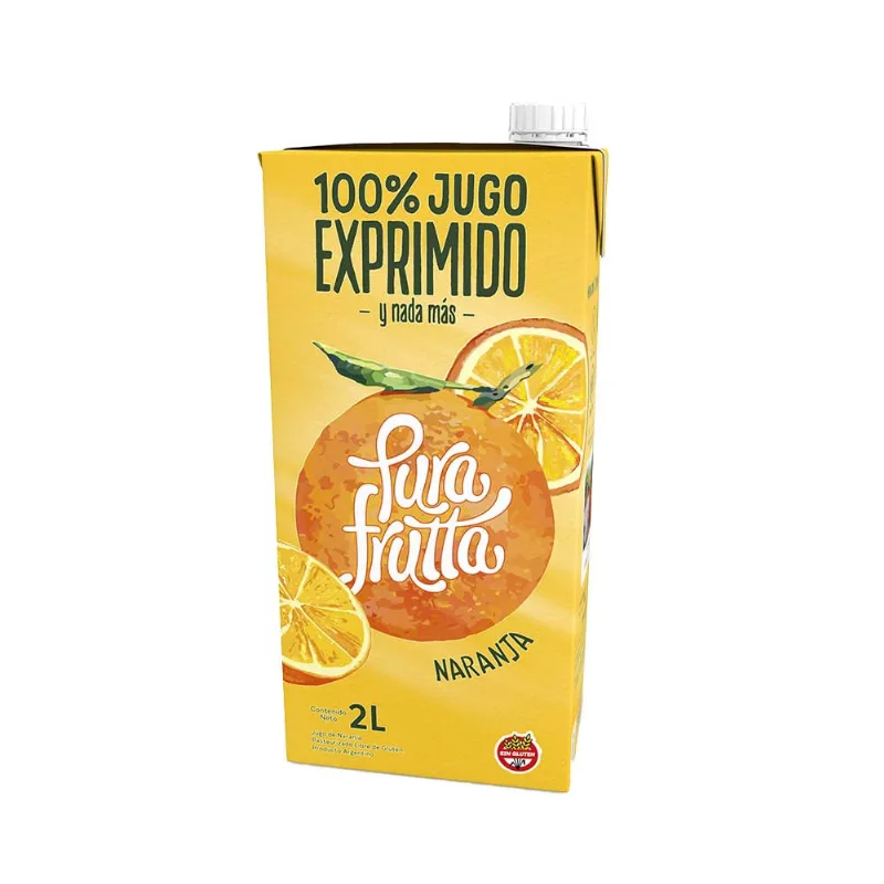 Jugo De Naranja Tetra X 2 Lts Pura Frutta